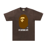 A BATHING APE BY BATHING APE TEE - BROWN