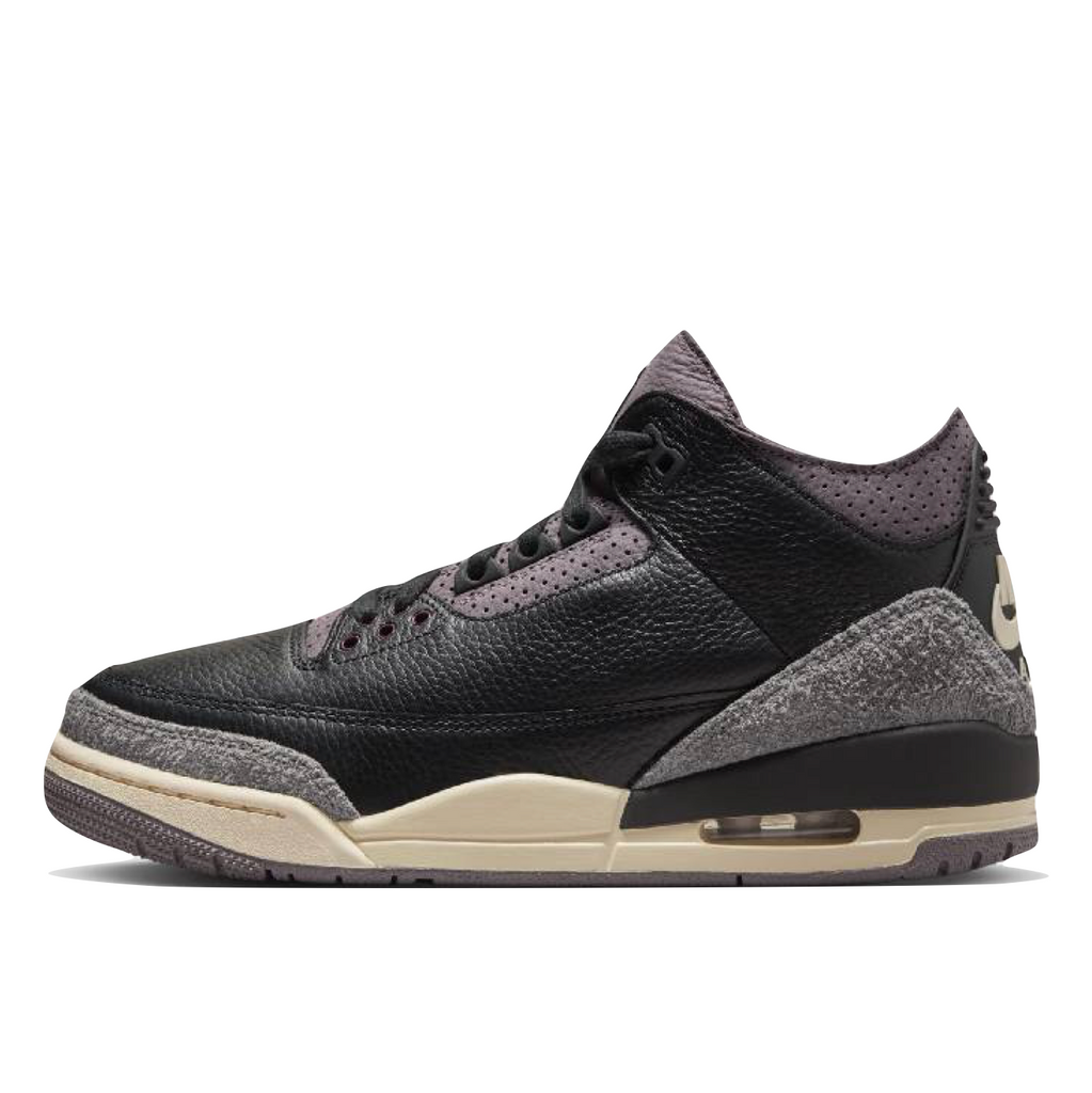 WOMENS AIR JORDAN 3 RETRO OG X A MA MANIERE - BLACK/BLACK-FLAT-PEWTER-VIOLET