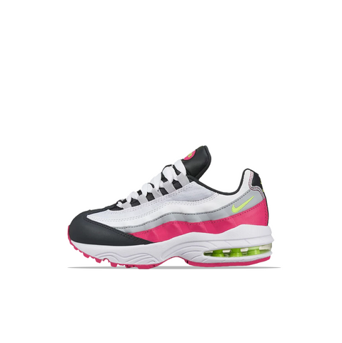 NIKE AIR MAX '95  PS - ANTHRACITE/VOLT-RUSH PINK