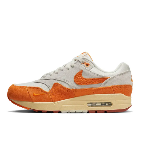 WOMEN'S NIKE AIR MAX 1 - LIGHT BONE/MAGMA ORANGE