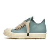 RICK OWENS JUMBO LACED LOW SNEAKS - PALE BLUE/PEARL/MILK/MILK (FW24)