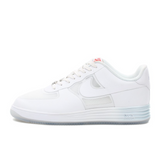 NIKE LUNAR FORCE 1 FUSE LEATHER - WHITE/WHITE-CHILLING RED