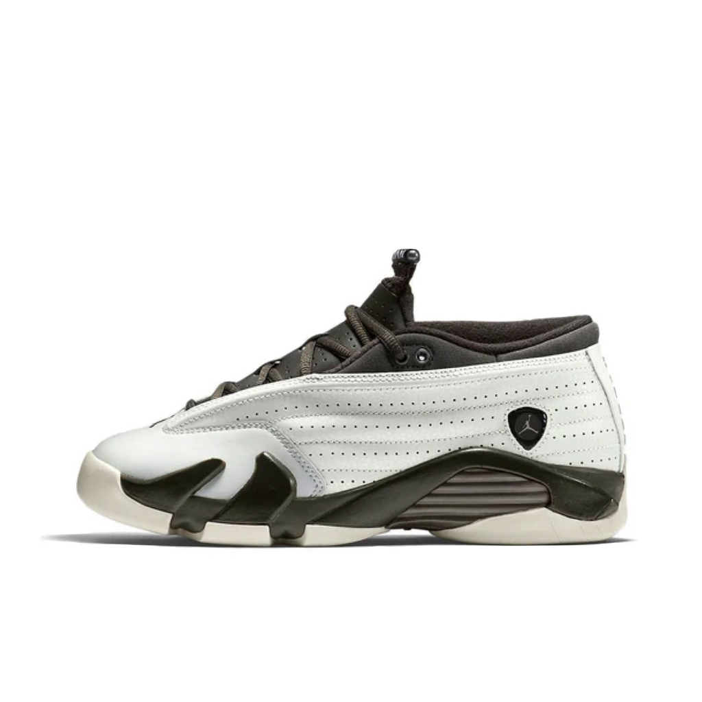 AIR JORDAN 14 RETRO LOW PRM GS - PHANTOM/WHITE-DARK STORM-METALLIC PEWTER