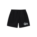 STÜSSY WATER SHORT BIG BASIC - BLACK