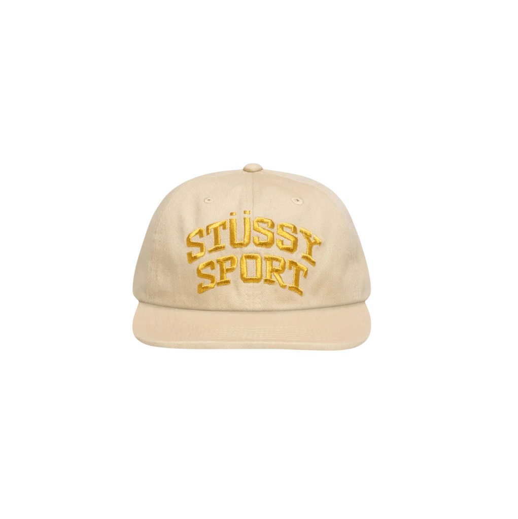 STÜSSY MD STUSSY SPORT CAP - NATURAL/GOLD