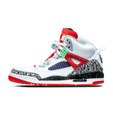 AIR JORDAN SPIZIKE - WHITE/LIGHT POISON GREEN-UNIVERSITY RED-COOL GREY