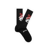 SAINT MICHAEL EYE SOCKS - BLACK