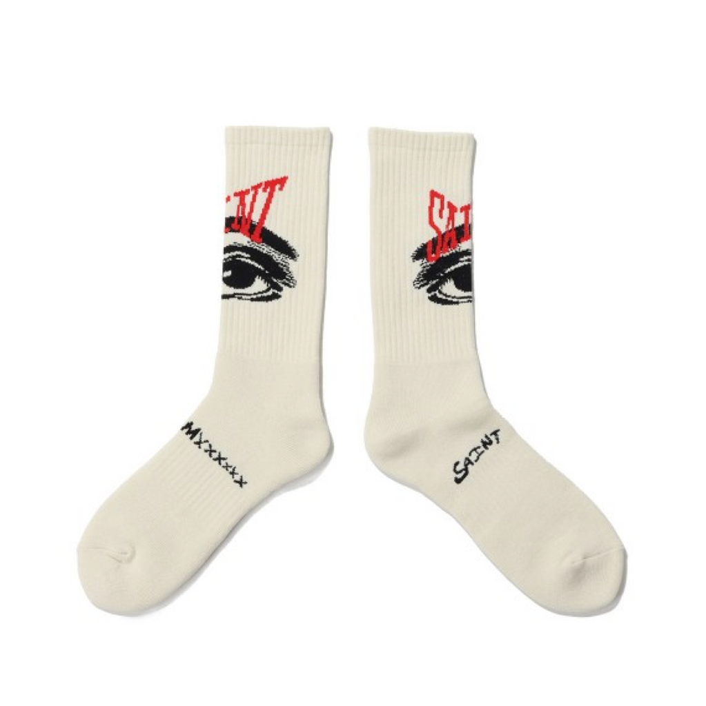 SAINT MICHAEL EYE SOCKS - ECRU