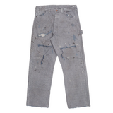 SAINT MICHAEL HICKORY DENIM PANTS - STRIPE