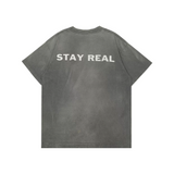 SAINT MICHAEL X PAY MONEY TO MY PAIN STAY REAL SS TEE - BLACK