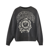 SAINT MICHAEL X ST. TEARS  CREW NECK SWEATSHIRT - BLACK