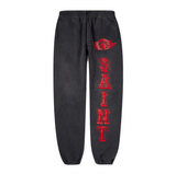 SAINT MICHAEL ANGEL SWEATPANTS - BLACK