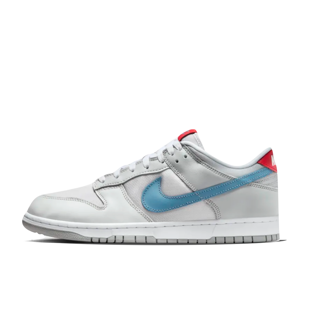 NIKE DUNK LOW RETRO QS - METALLIC SILVER/AEGEAN STORM