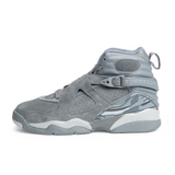 AIR JORDAN 8 RETRO GS - COOL GREY/WOLF GREY-COOL GREY