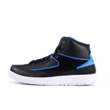 AIR JORDAN 2 RETRO GS - BLACK/PHOTO BLUE-WHITE-FIRE PINK