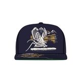 RHUDE EAGLES SOUVENIR STRUCTURE HAT - DARK BLUE