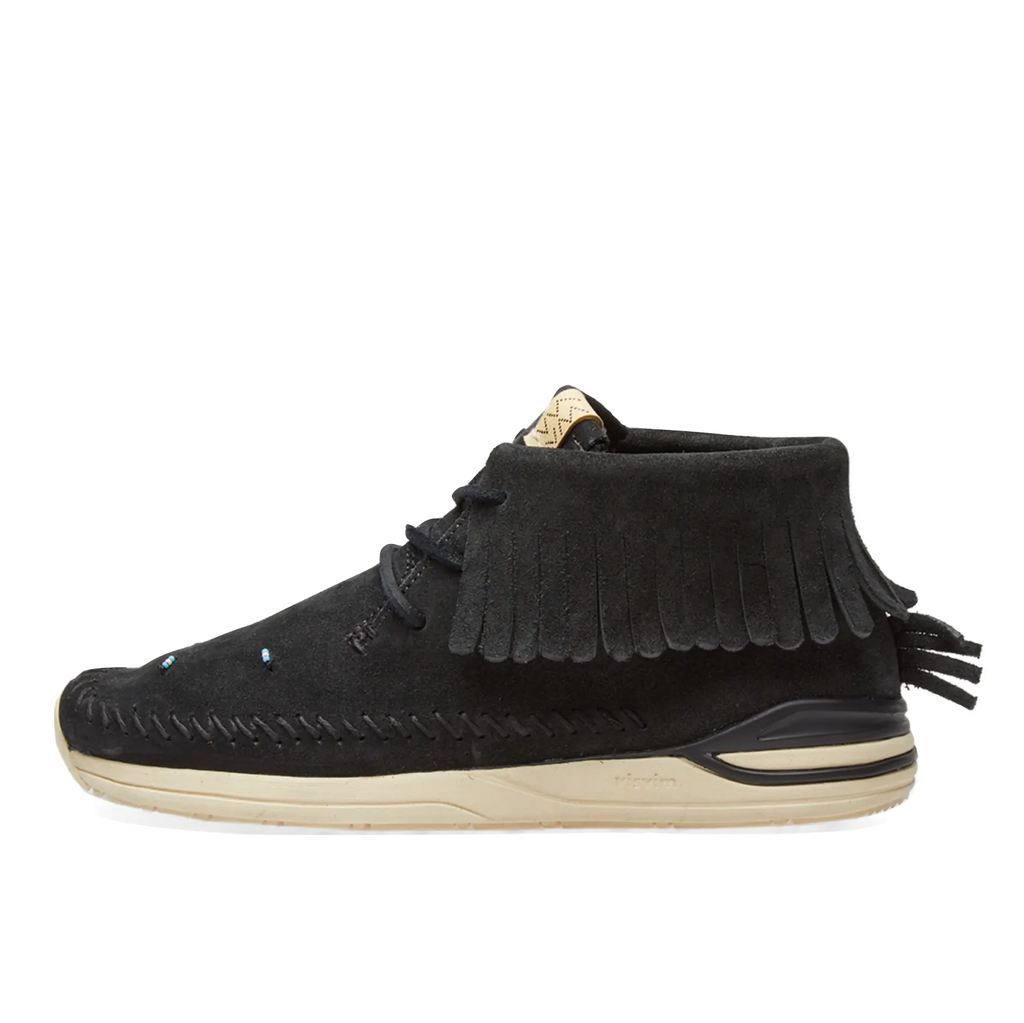 VISVIM MALIHASEET  SHAMAN MID-FOLK - BLACK