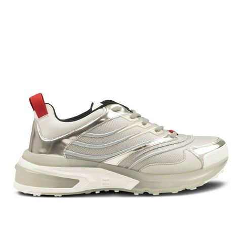 GIVENCHY GIV 1 SNEAKERS - SILVERY