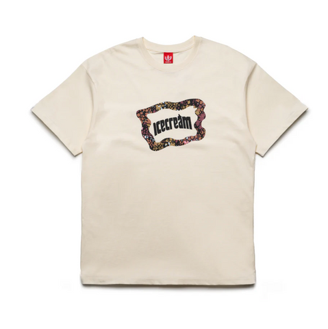 ICE CREAM FLAG SS TEE - ANTIQUE WHITE