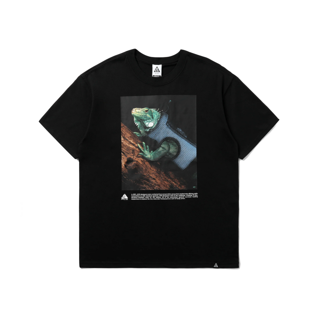 NIKE ACG IGUANA VEST DRI-FIT T-SHIRT - BLACK