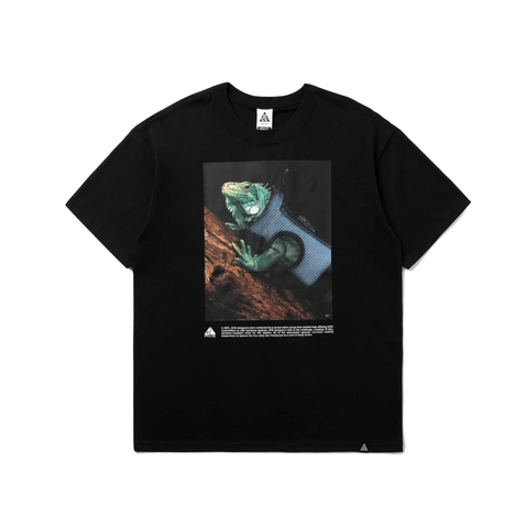 NIKE ACG IGUANA VEST DRI-FIT T-SHIRT - BLACK