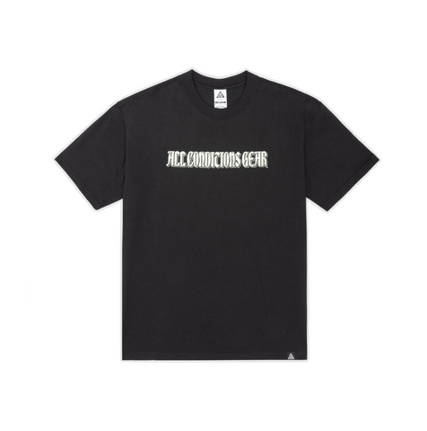 NIKE ACG IGUANA DRI-FIT T-SHIRT - BLACK
