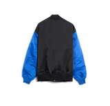AIR JORDAN BROOKLYN COLLEGIATE VARSITY JACKET - BLACK/STARFISH/BLACK