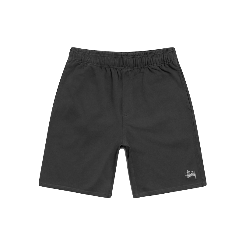 STÜSSY JERSEY SHORT - BLACK
