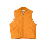 STÜSSY THERMAL LINED QUILTED VEST - ORANGE