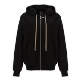 RICK OWENS CONCORDIANS KNIT WINDBREAKER - BLACK