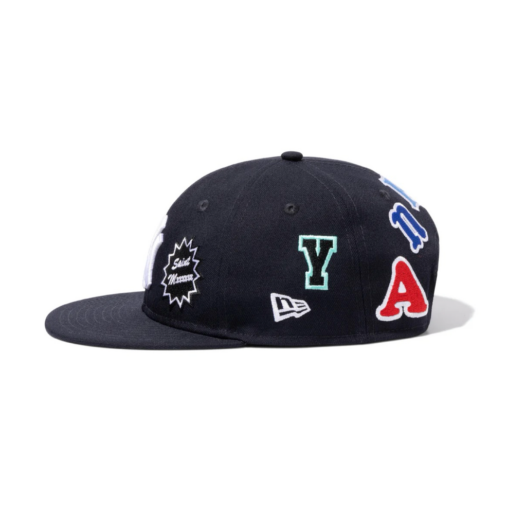 SAINT MICHAEL X NEW ERA YANKEES CAP - NAVY
