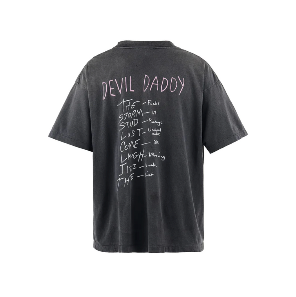 SAINT MICHAEL DEVIL DADDY SS TEE - BLACK