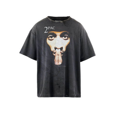 SAINT MICHAEL TUPAC SS TEE - BLACK