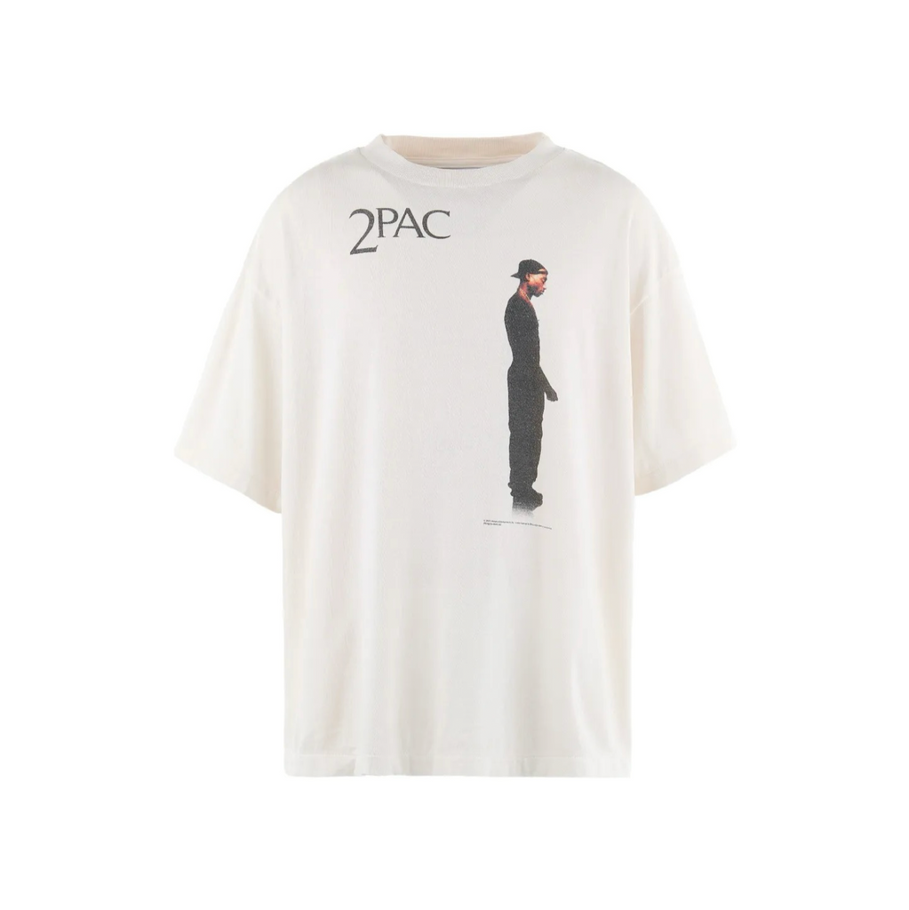 SAINT MICHAEL TUPAC SS TEE - WHITE