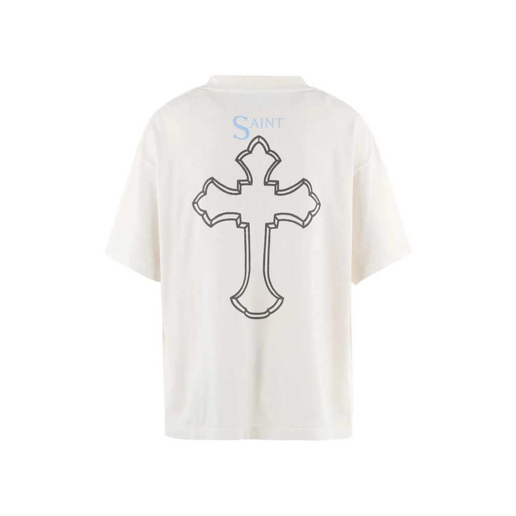 SAINT MICHAEL TUPAC SS TEE - WHITE