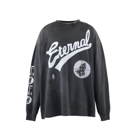 SAINT MICHAEL X FEAR OF GOD SAINT OF GOD LS TEE - BLACK