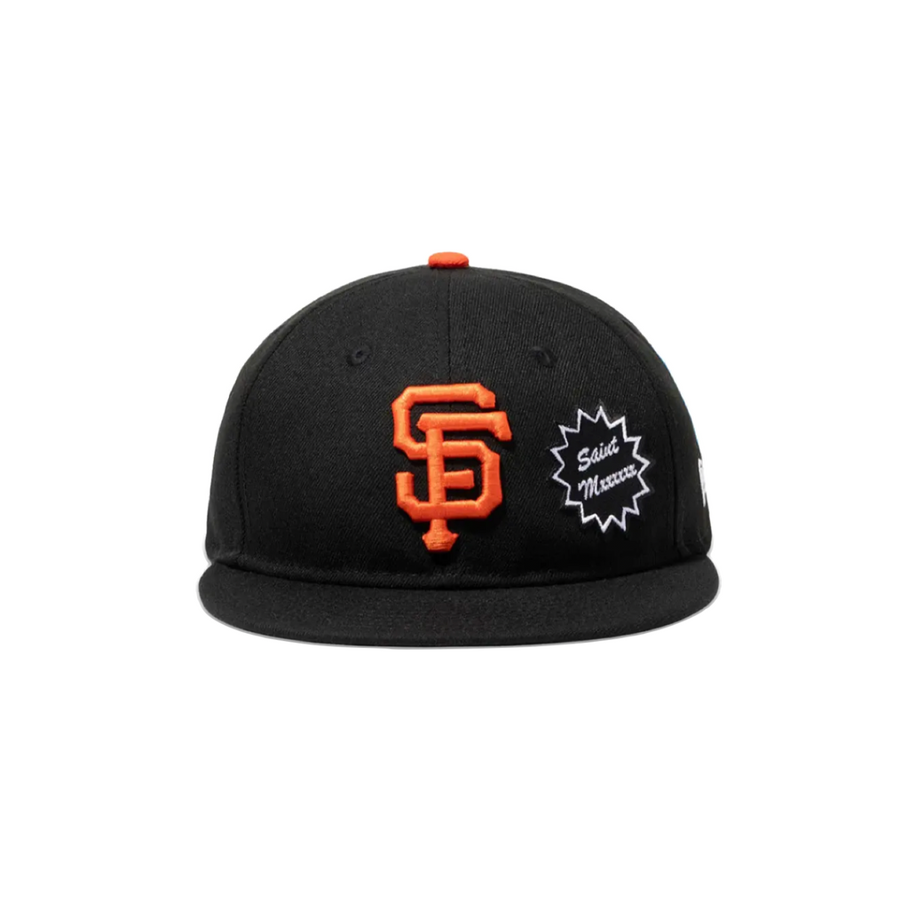 SAINT MICHAEL X NEW ERA GIANTS CAP - BLACK