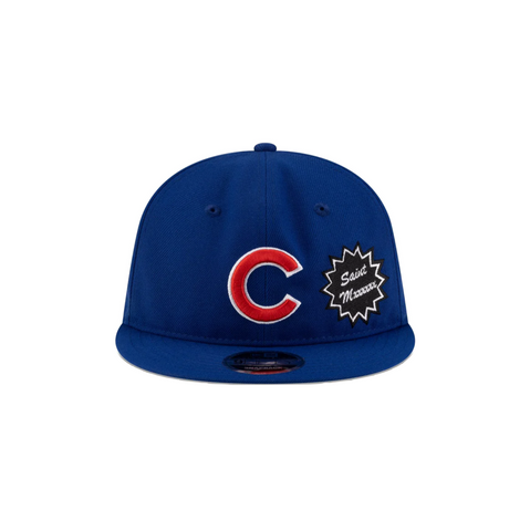 SAINT MICHAEL X NEW ERA CUBS CAP - BLUE