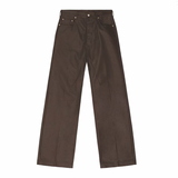 RICK OWENS TEMPLE WOVEN GETH JEANS - DARK DUST