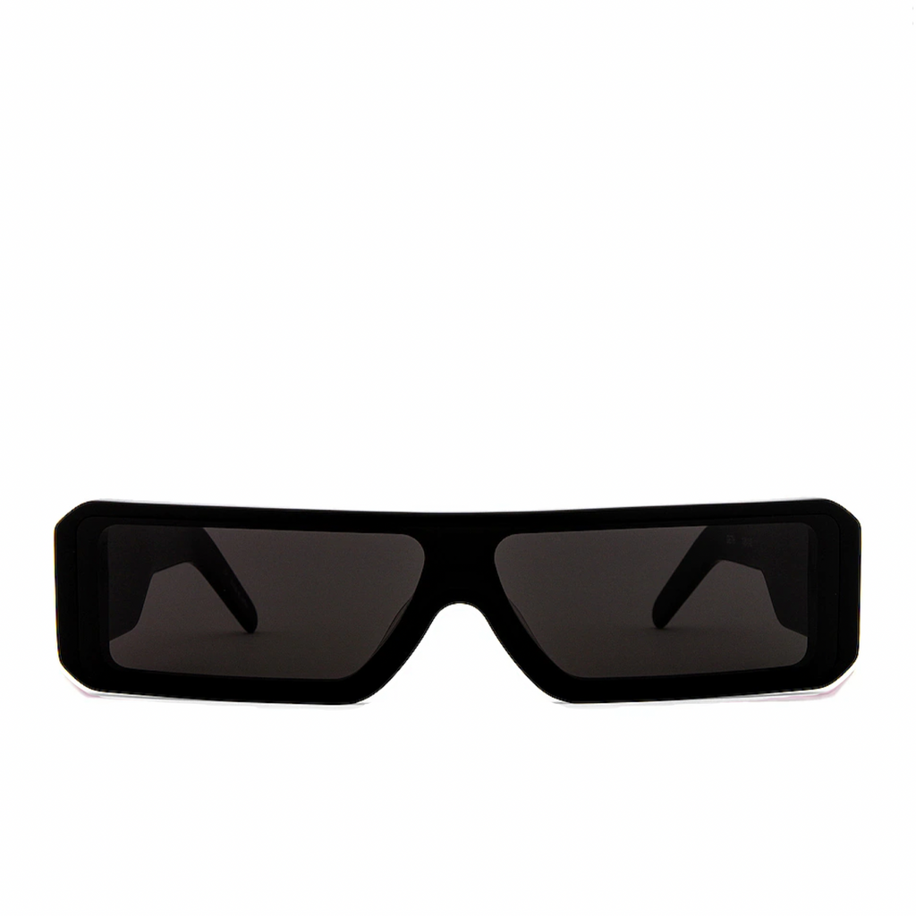 RICK OWENS SUNGLASSES GETHSHADES - BLK TEMPLE/BLK LENS