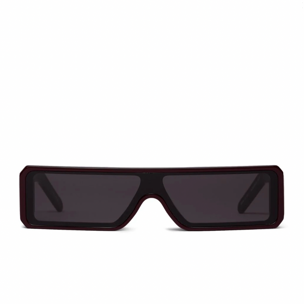 RICK OWENS SUNGLASSES GETHSHADES - MAHOGANYTEMPLE/BLACK LENS