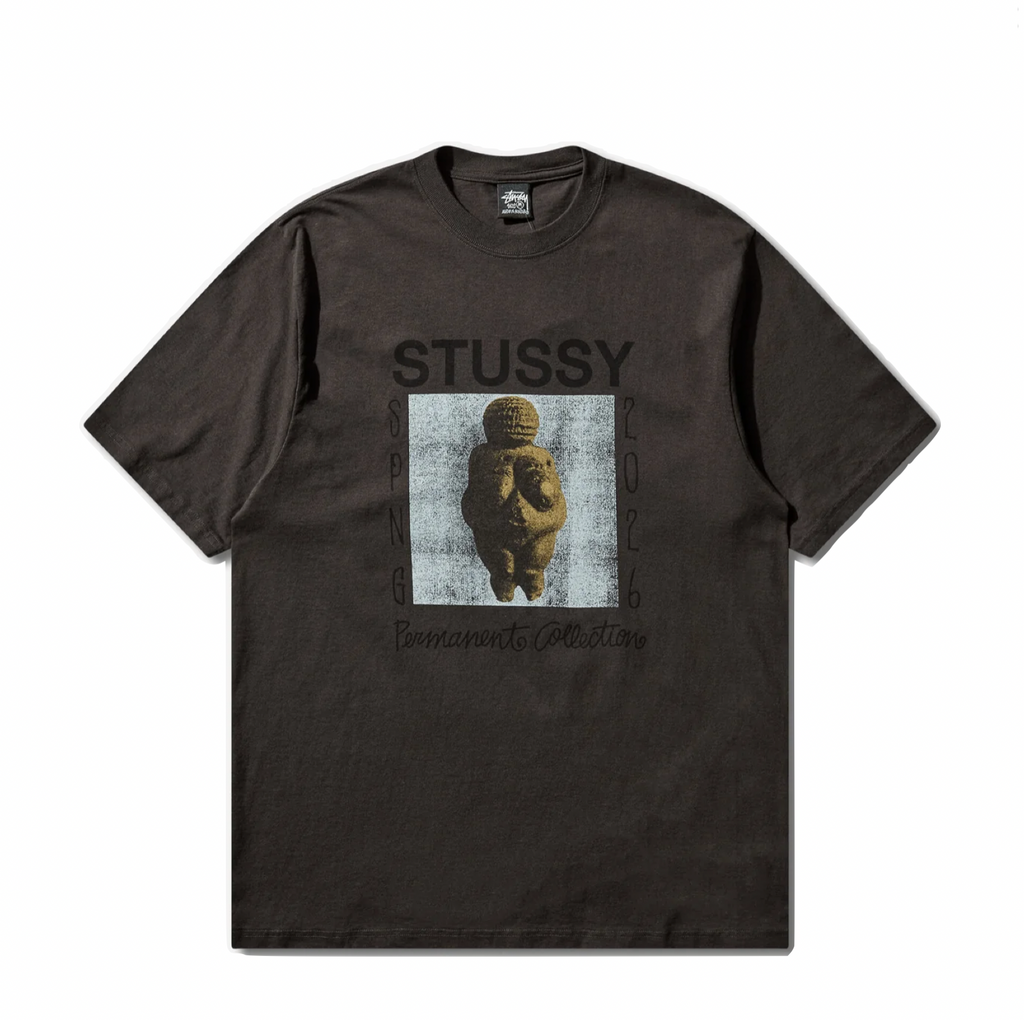 STÜSSY PERMANENT COLLECTION P.D. TEE - FADED BLACK