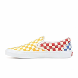 VANS CLASSIC SLIP-ON CHECKERBOARD - MULTI-TRUE WHITE