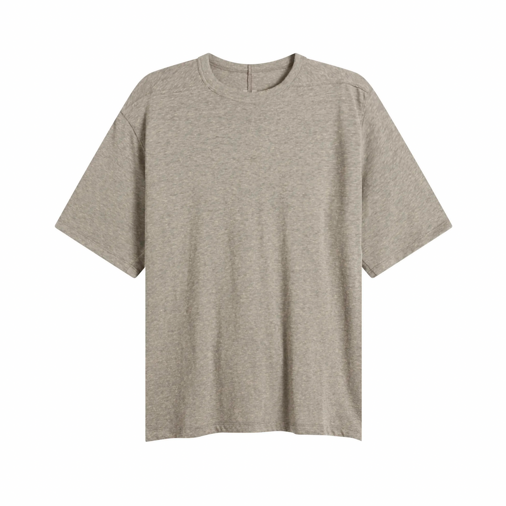 RICK OWENS BRAD T-SHIRT - GREY MELANGE