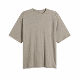 RICK OWENS BRAD T-SHIRT - GREY MELANGE