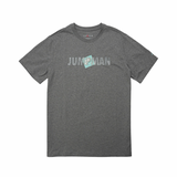 AIR JORDAN JUMPMAN CLASSICS T-SHIRT - CARBON HEATHER / WHITE
