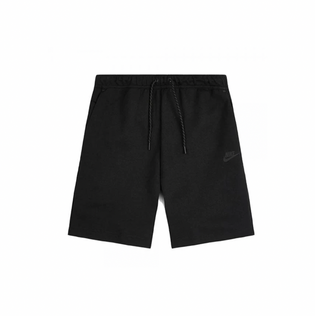 NIKE TECH FLEECE SHORTS - BLACK