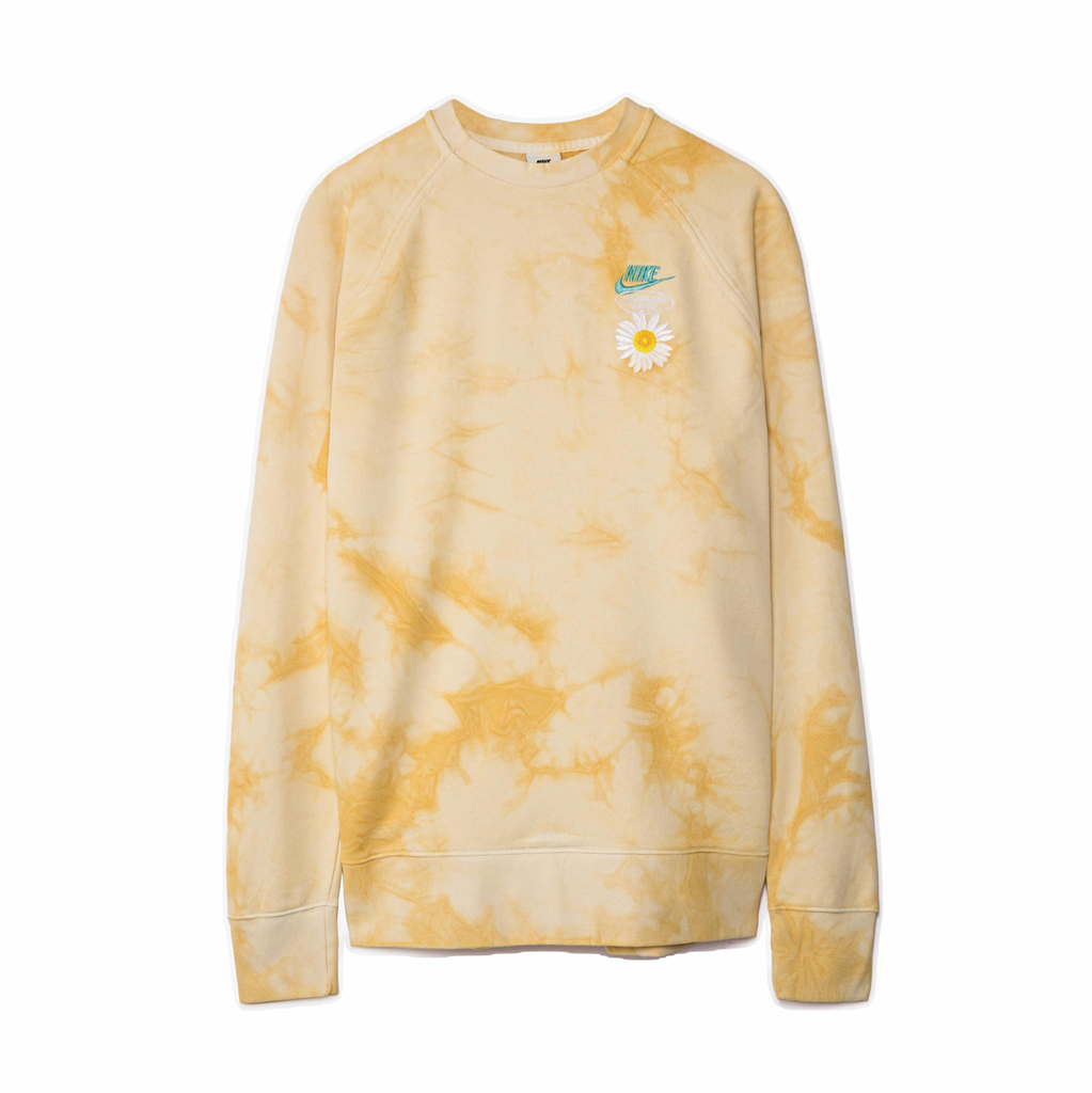 NIKE FRENCH TERRY CREWNECK - SANDED GOLD