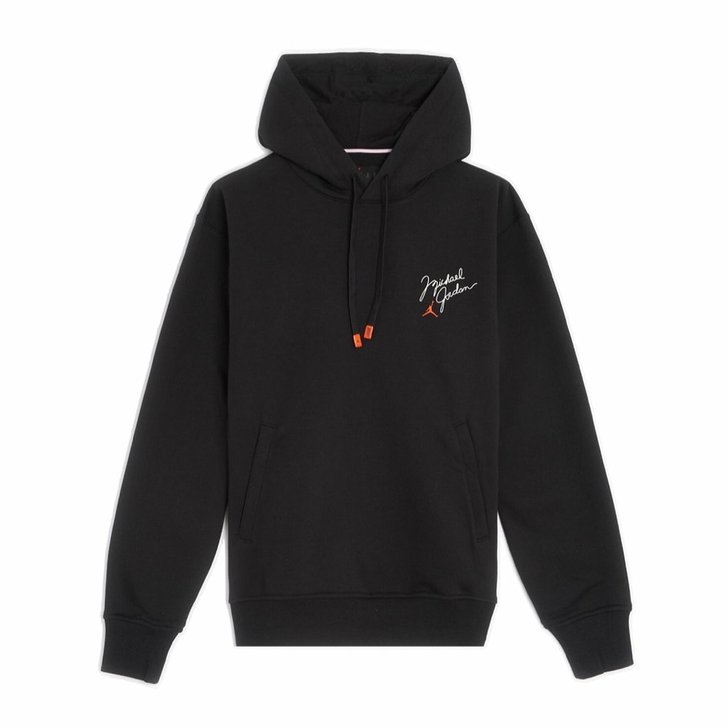 AIR JORDAN FLIGHT MVP FLEECE PULLOVER HOODIE - BLACK/WHEATIES