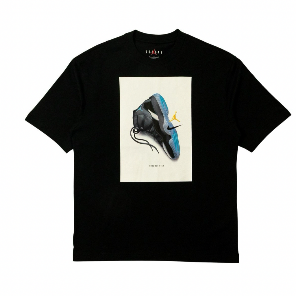 AIR JORDAN BROOKLYN T-SHIRT - BLACK